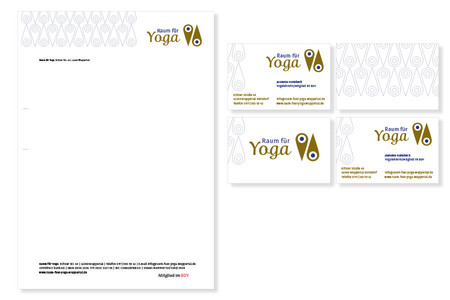 Raum für Yoga Printmedien der Agentur Federmann und Kampcyzk design