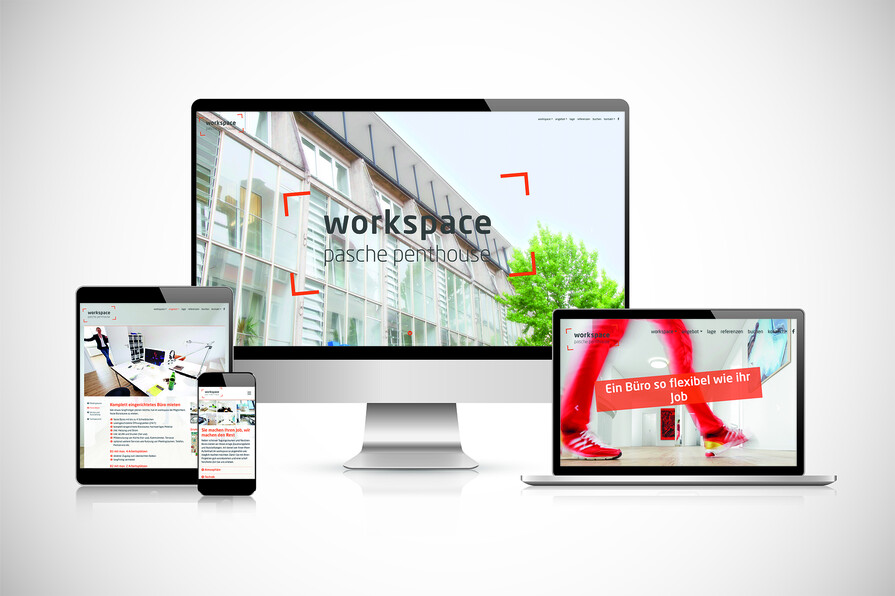 Website design workspace pasche penthouse Wuppertal