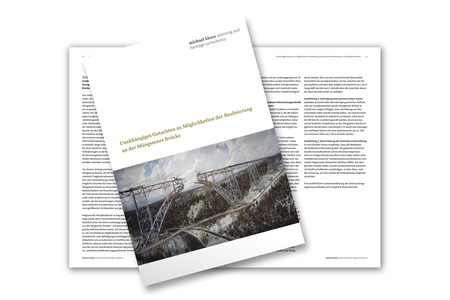 planning and heritage consultancy Printmedien der Agentur Federmann und Kampcyzk design