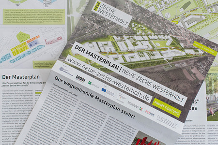 Neue Zeche Westerholt Printmedien der Agentur Federmann und Kampcyzk design