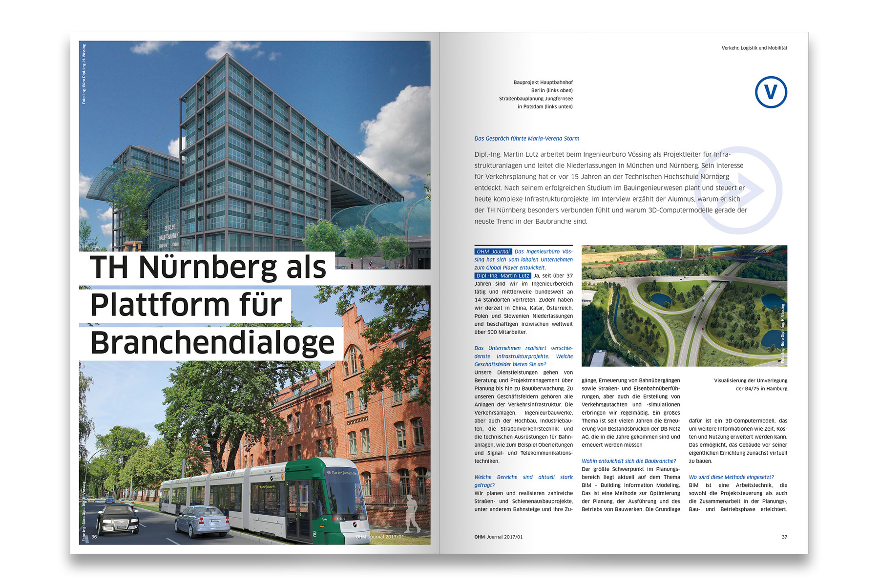 Magazin Design Gestaltung Broschüre Editorial Design Hochschule Nürnberg